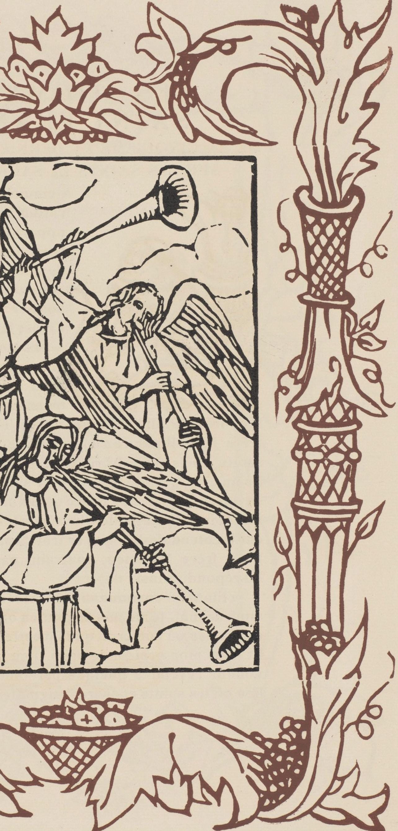 Mile Bernard, Composition (Morane, No. 100), Les Petites Fleurs De St. Franoise, Woodcut