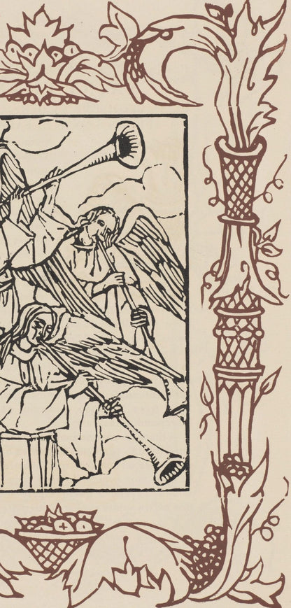 Mile Bernard, Composition (Morane, No. 100), Les Petites Fleurs De St. Franoise, Woodcut