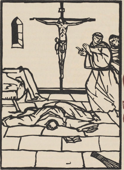 Mile Bernard, Composition (Morane, No. 100), Les Petites Fleurs De St. Franoise, Woodcut