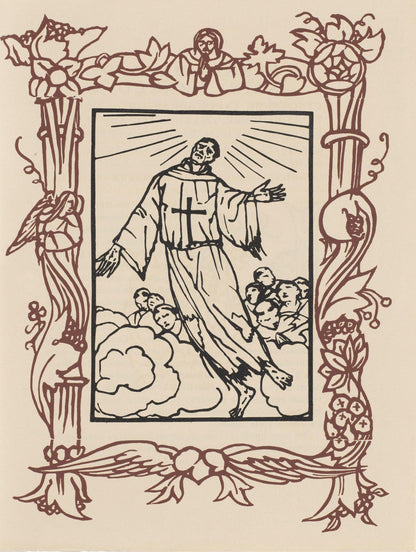 Mile Bernard, Composition (Morane, No. 100), Les Petites Fleurs De St. Franoise, Woodcut