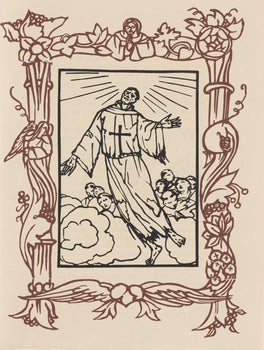 Mile Bernard, Composition (Morane, No. 100), Les Petites Fleurs De St. Franoise, Woodcut