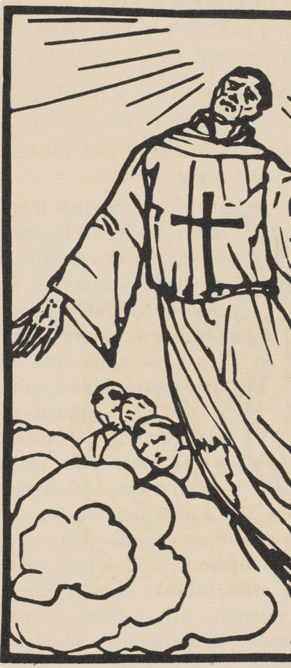 Mile Bernard, Composition (Morane, No. 100), Les Petites Fleurs De St. Franoise, Woodcut