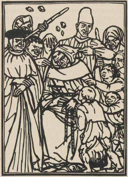 Mile Bernard, Composition (Morane, No. 100), Les Petites Fleurs De St. Franoise, Woodcut