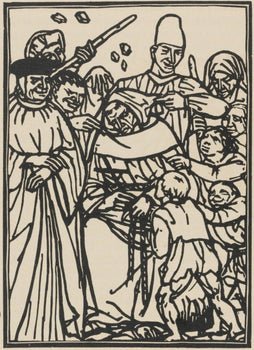Mile Bernard, Composition (Morane, No. 100), Les Petites Fleurs De St. Franoise, Woodcut
