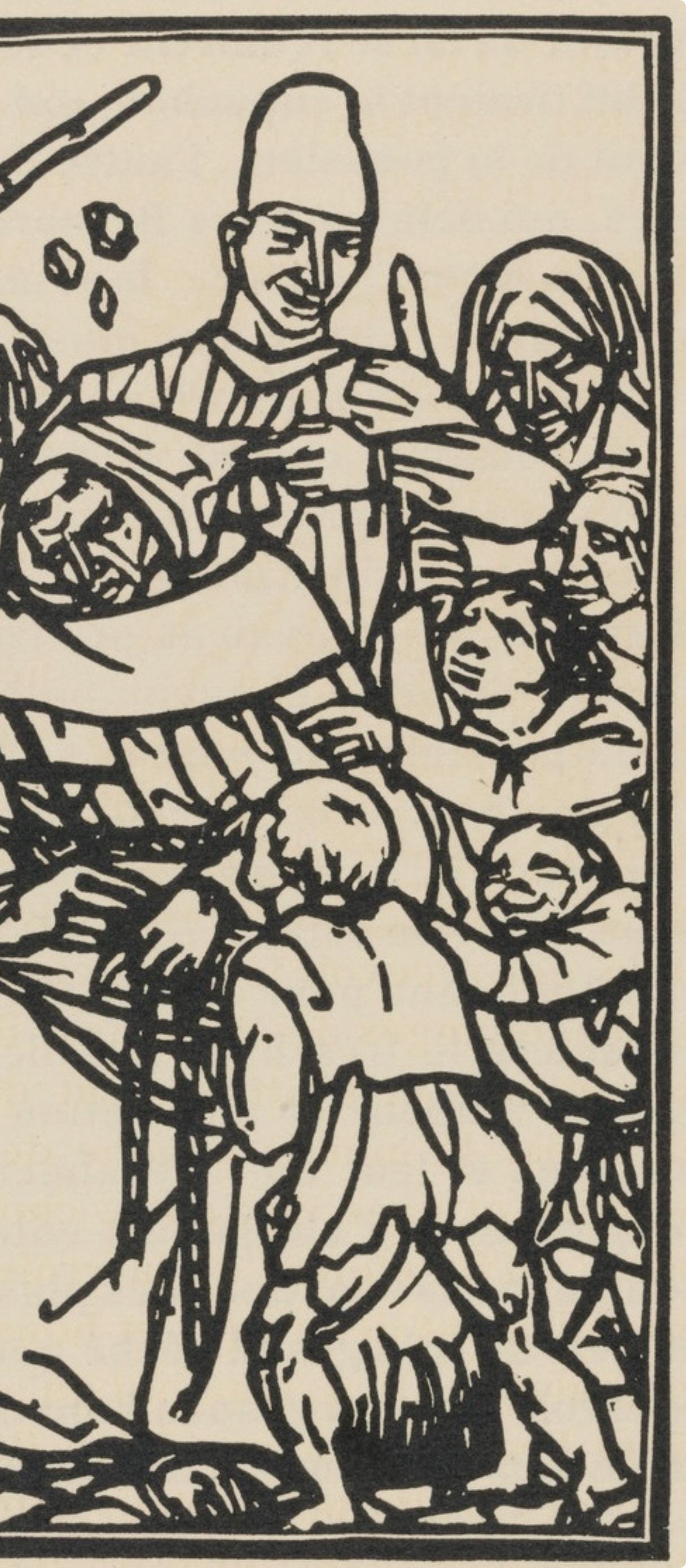 Mile Bernard, Composition (Morane, No. 100), Les Petites Fleurs De St. Franoise, Woodcut