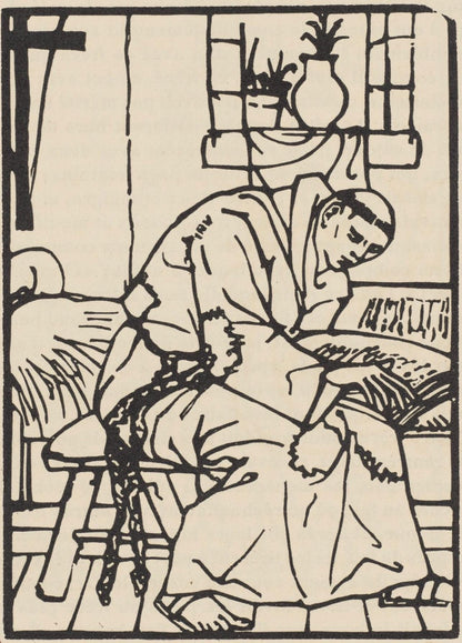 Mile Bernard, Composition (Morane, No. 100), Les Petites Fleurs De St. Franoise, Woodcut