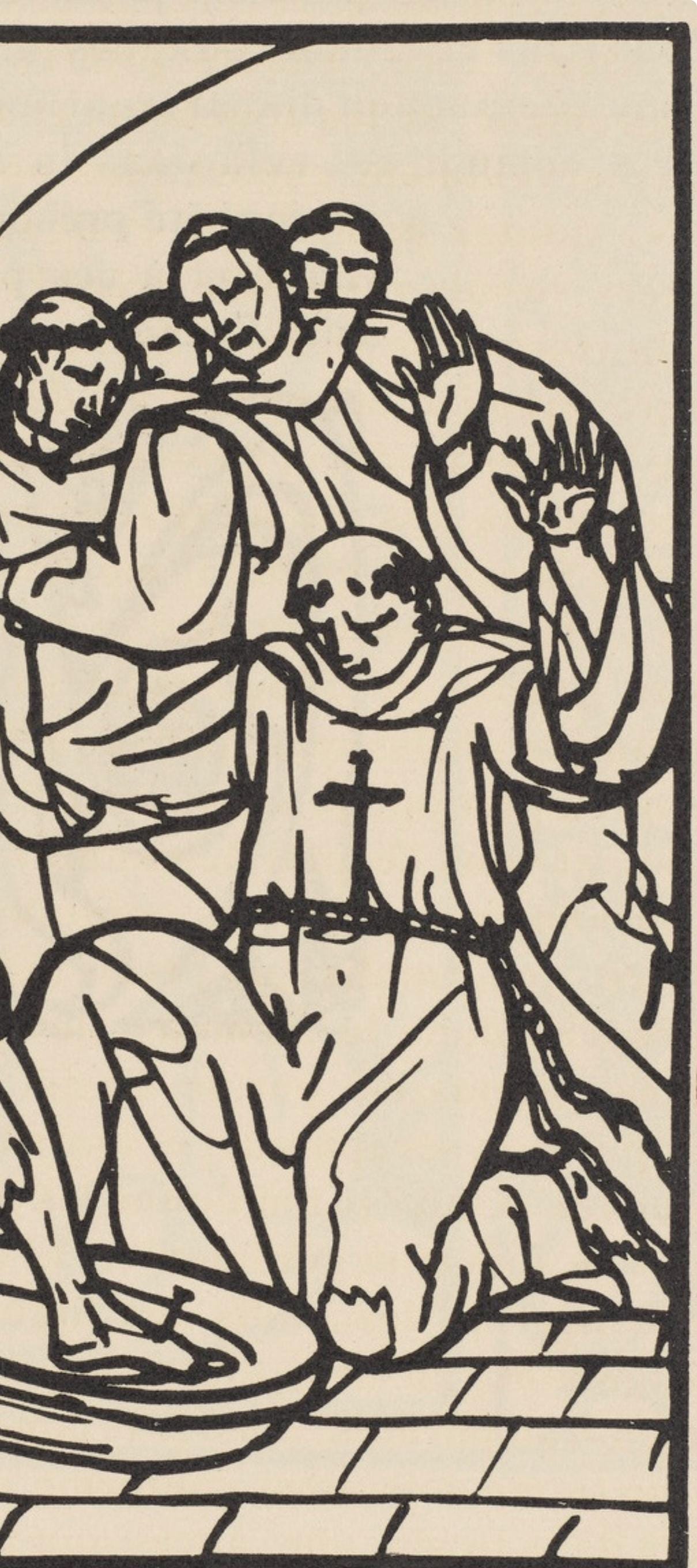 Mile Bernard, Composition (Morane, No. 100), Les Petites Fleurs De St. Franoise, Woodcut