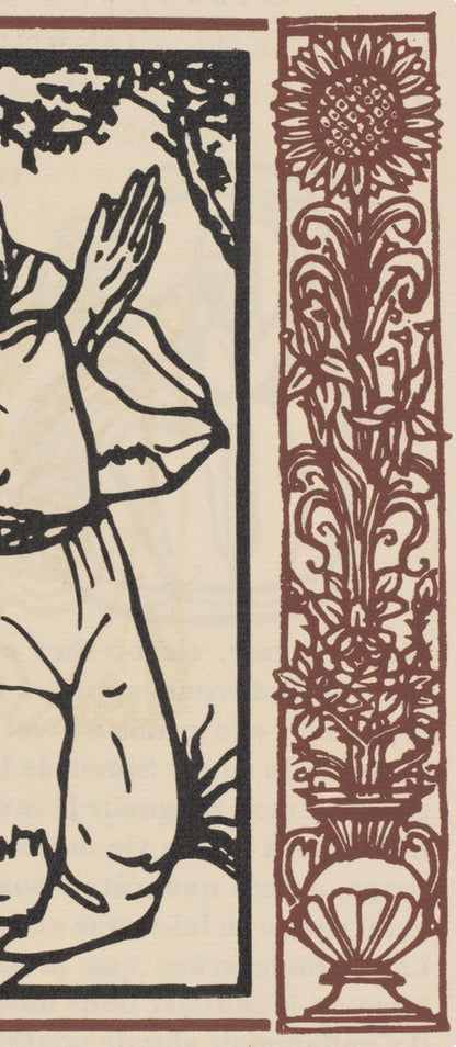 Mile Bernard, Composition (Morane, No. 100), Les Petites Fleurs De St. Franoise, Woodcut