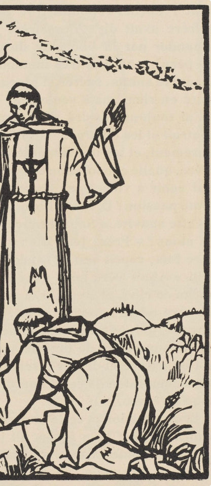 Mile Bernard, Composition (Morane, No. 100), Les Petites Fleurs De St. Franoise, Woodcut