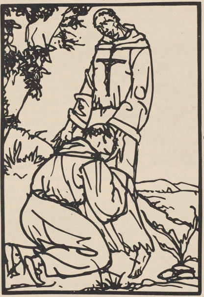 Mile Bernard, Composition (Morane, No. 100), Les Petites Fleurs De St. Franoise, Woodcut