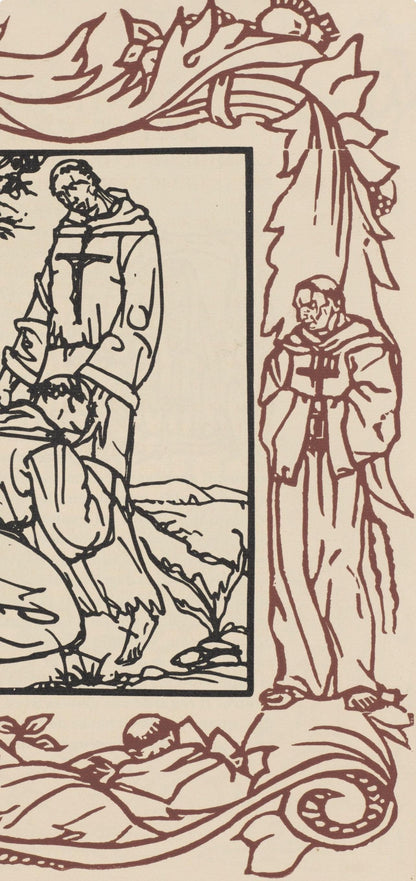 Mile Bernard, Composition (Morane, No. 100), Les Petites Fleurs De St. Franoise, Woodcut