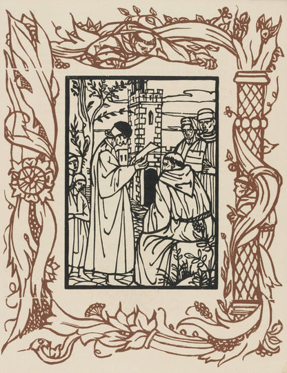 Mile Bernard, Composition (Morane, No. 100), Les Petites Fleurs De St. Franoise, Woodcut