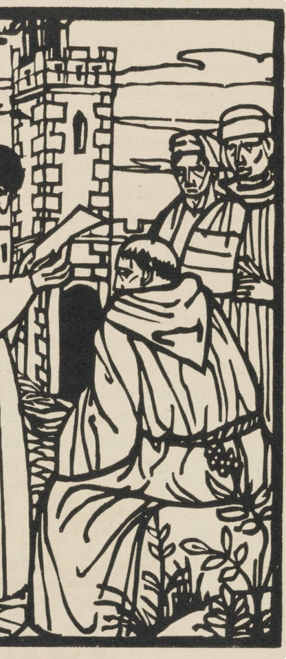 Mile Bernard, Composition (Morane, No. 100), Les Petites Fleurs De St. Franoise, Woodcut