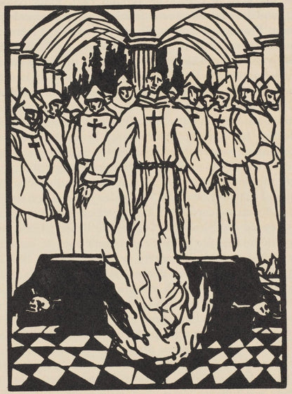 Mile Bernard, Composition (Morane, No. 100), Les Petites Fleurs De St. Franoise, Woodcut