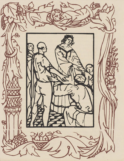 Mile Bernard, Composition (Morane, No. 100), Les Petites Fleurs De St. Franoise, Woodcut