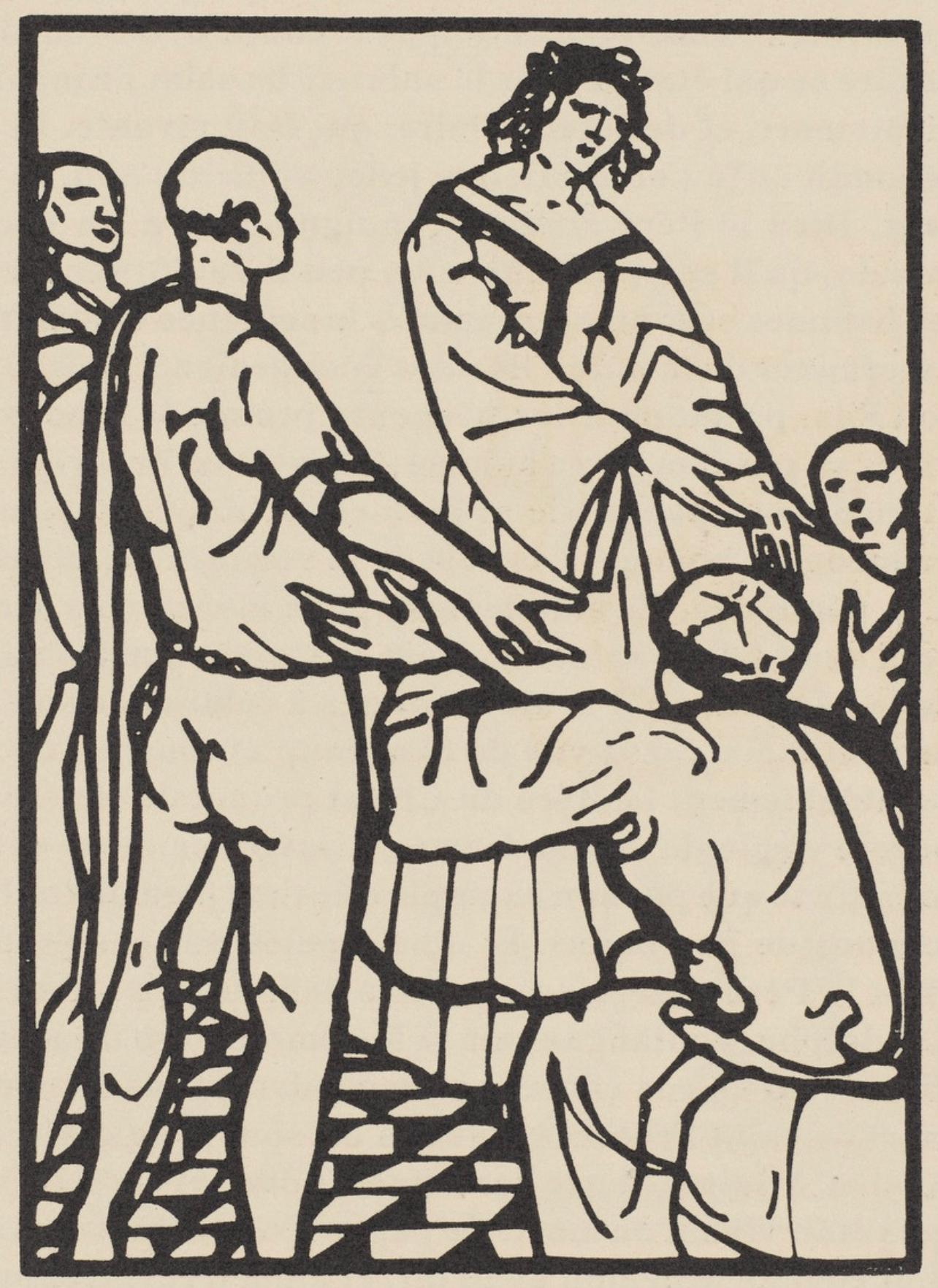 Mile Bernard, Composition (Morane, No. 100), Les Petites Fleurs De St. Franoise, Woodcut