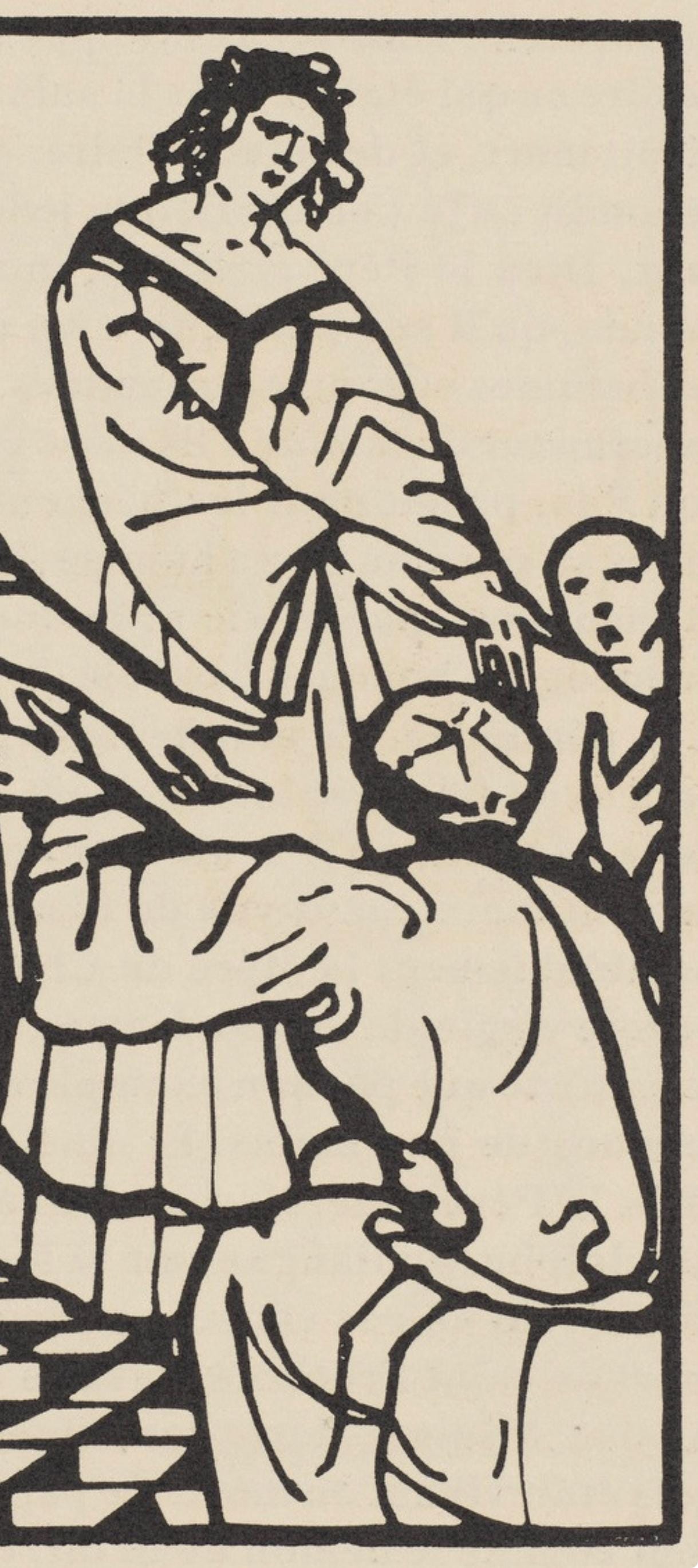 Mile Bernard, Composition (Morane, No. 100), Les Petites Fleurs De St. Franoise, Woodcut