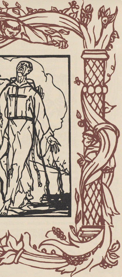 Mile Bernard, Composition (Morane, No. 100), Les Petites Fleurs De St. Franoise, Woodcut