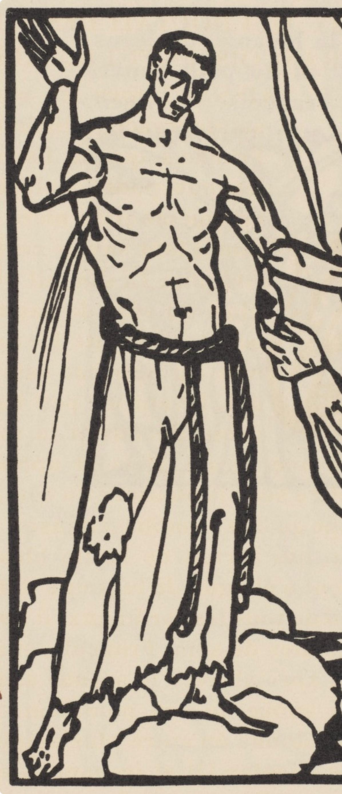 Mile Bernard, Composition (Morane, No. 100), Les Petites Fleurs De St. Franoise, Woodcut