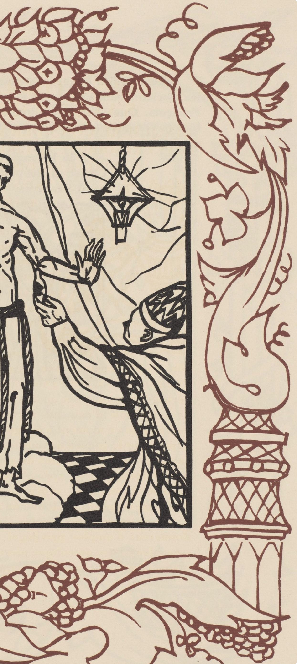 Mile Bernard, Composition (Morane, No. 100), Les Petites Fleurs De St. Franoise, Woodcut