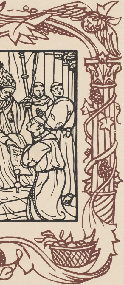 Mile Bernard, Composition (Morane, No. 100), Les Petites Fleurs De St. Franoise, Woodcut