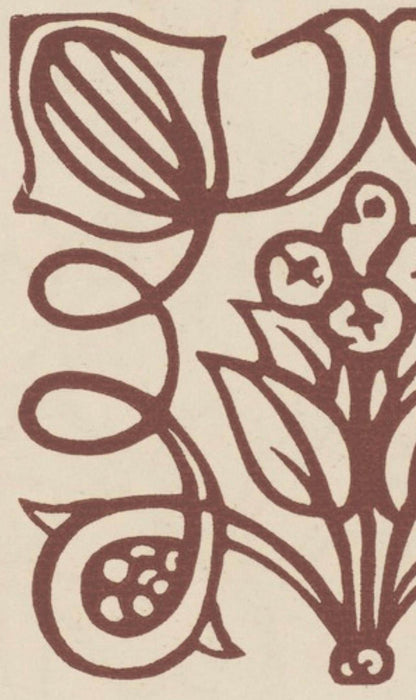 Mile Bernard, Composition (Morane, No. 100), Les Petites Fleurs De St. Franoise, Woodcut