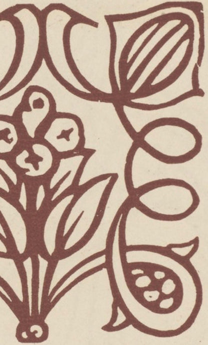Mile Bernard, Composition (Morane, No. 100), Les Petites Fleurs De St. Franoise, Woodcut