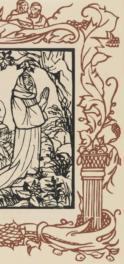 Mile Bernard, Composition (Morane, No. 100), Les Petites Fleurs De St. Franoise, Woodcut