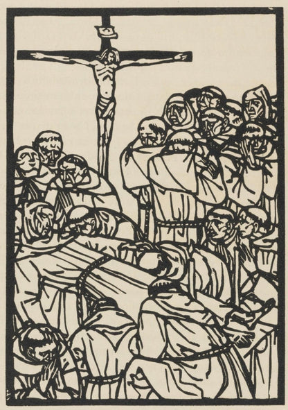 Mile Bernard, Composition (Morane, No. 100), Les Petites Fleurs De St. Franoise, Woodcut
