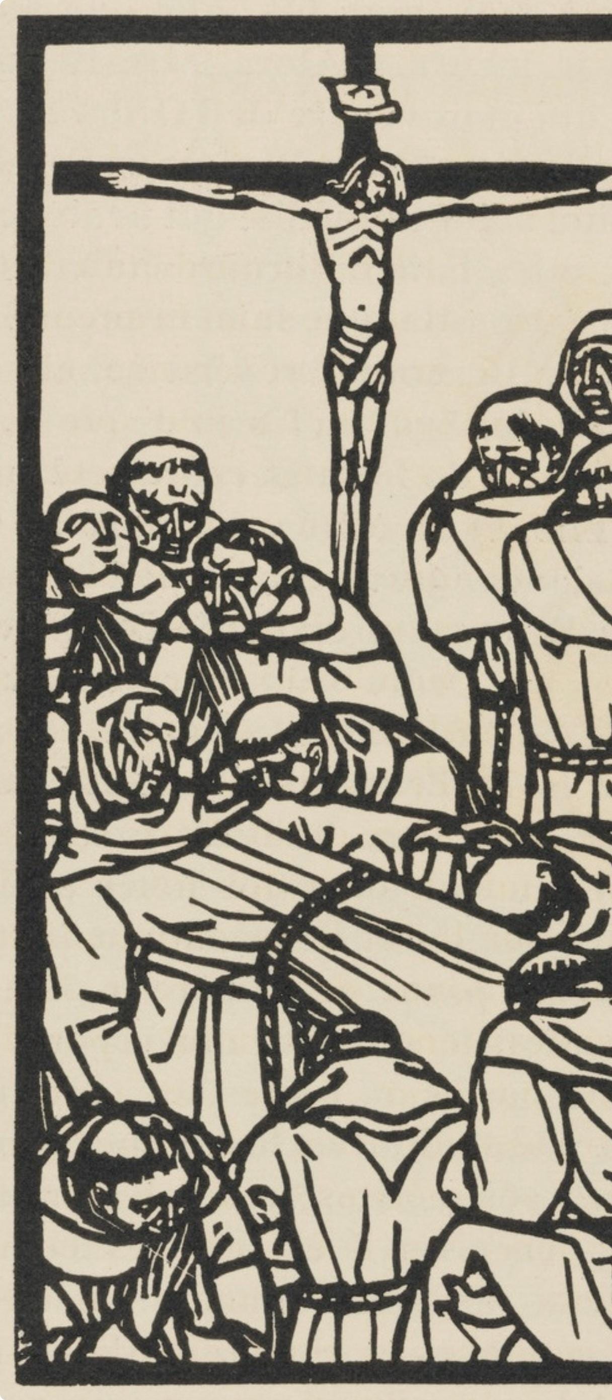 Mile Bernard, Composition (Morane, No. 100), Les Petites Fleurs De St. Franoise, Woodcut