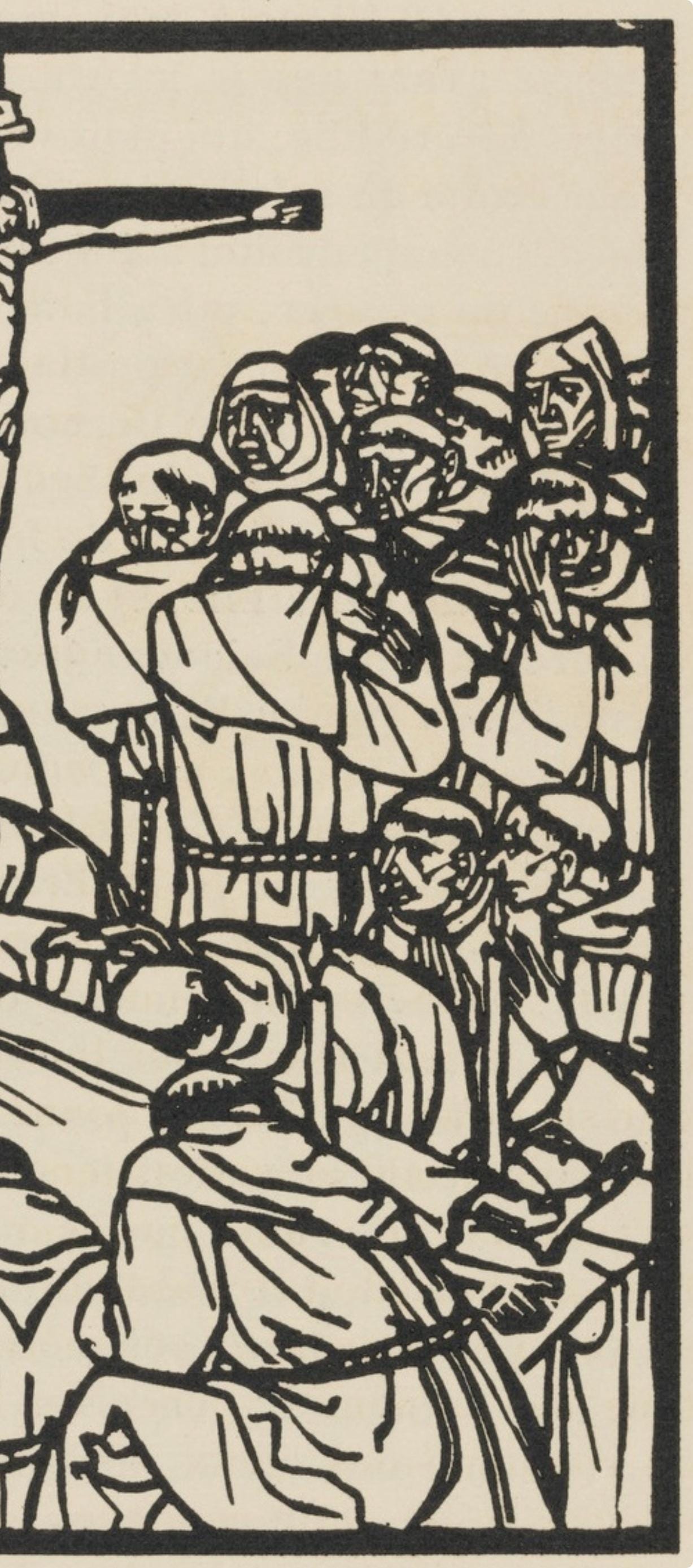 Mile Bernard, Composition (Morane, No. 100), Les Petites Fleurs De St. Franoise, Woodcut