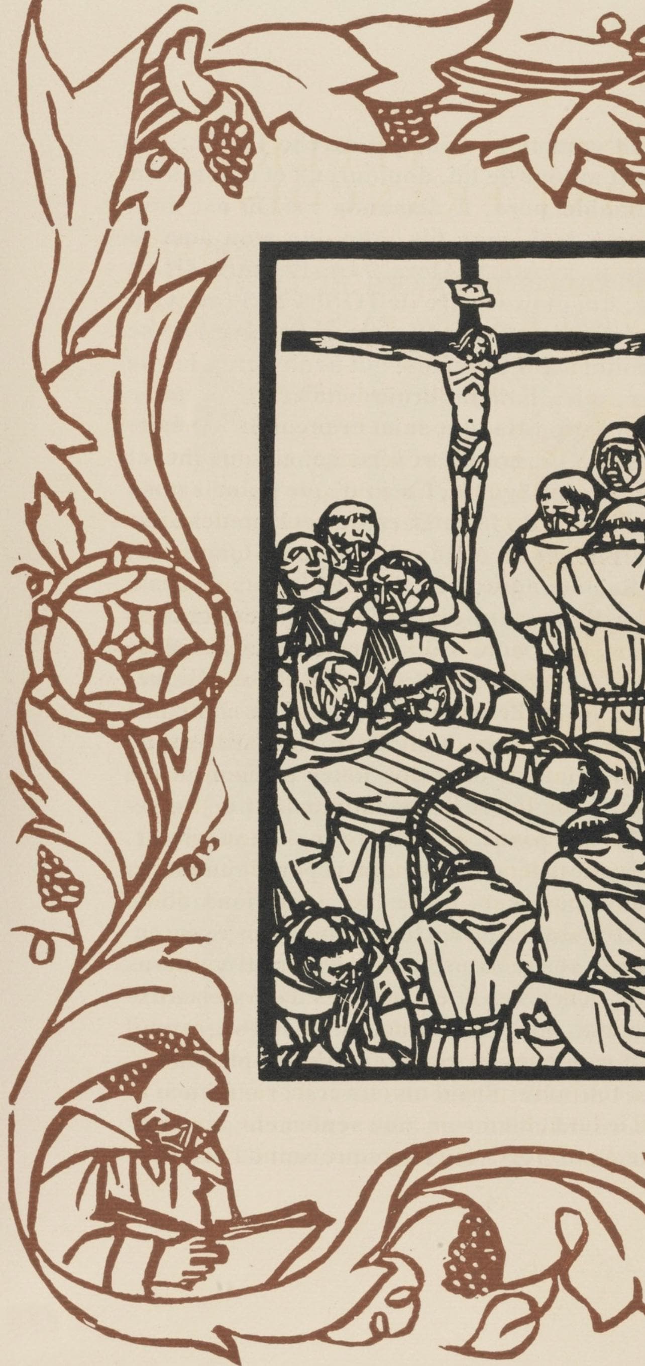 Mile Bernard, Composition (Morane, No. 100), Les Petites Fleurs De St. Franoise, Woodcut