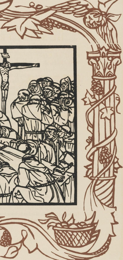 Mile Bernard, Composition (Morane, No. 100), Les Petites Fleurs De St. Franoise, Woodcut