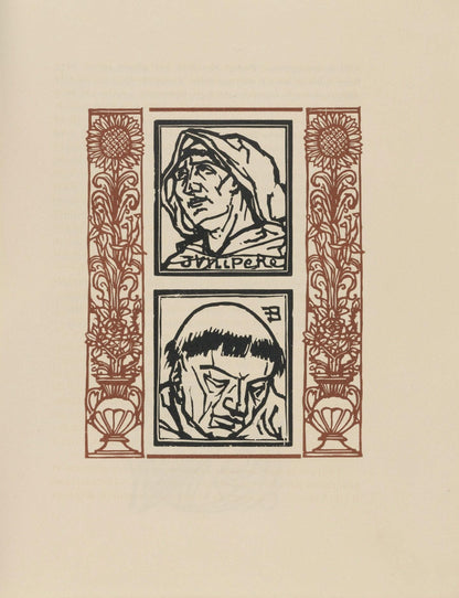 Mile Bernard, Composition (Morane, No. 100), Les Petites Fleurs De St. Franoise, Woodcut