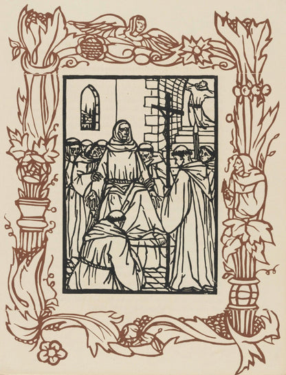 Mile Bernard, Composition (Morane, No. 100), Les Petites Fleurs De St. Franoise, Woodcut