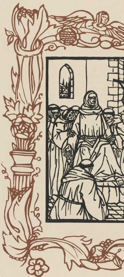 Mile Bernard, Composition (Morane, No. 100), Les Petites Fleurs De St. Franoise, Woodcut
