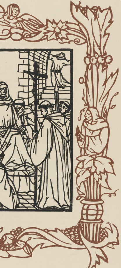 Mile Bernard, Composition (Morane, No. 100), Les Petites Fleurs De St. Franoise, Woodcut