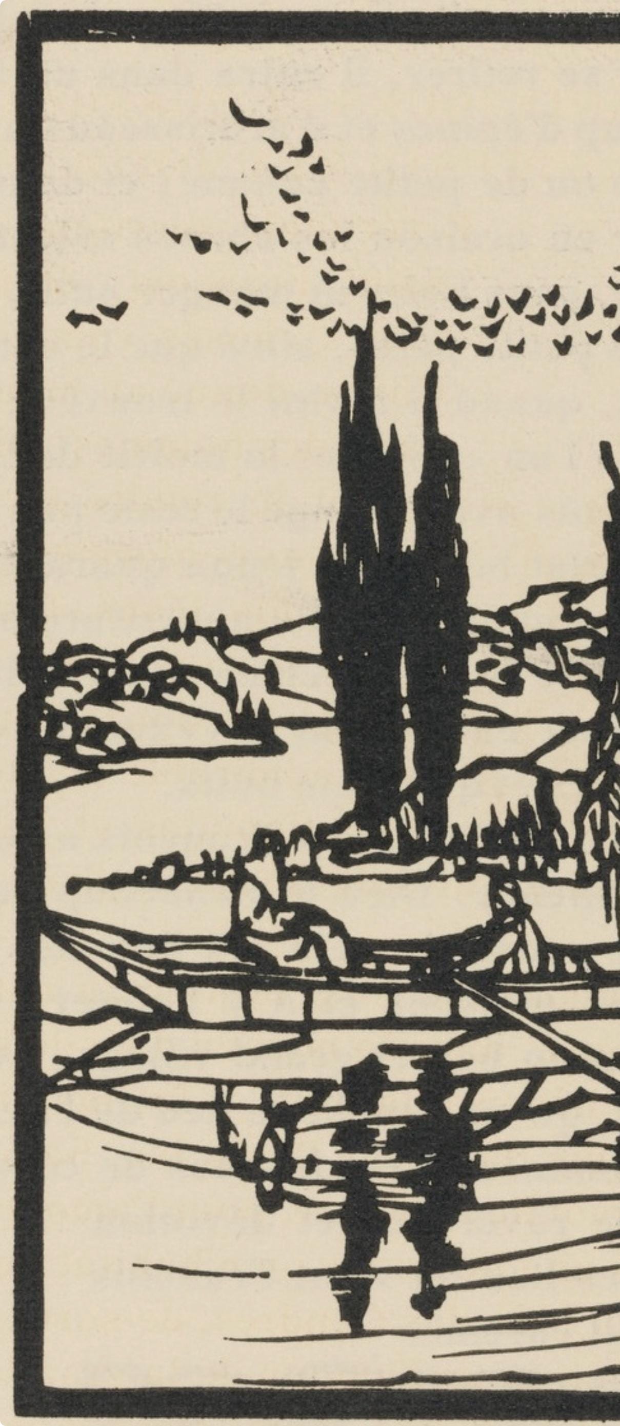 Mile Bernard, Composition (Morane, No. 100), Les Petites Fleurs De St. Franoise, Woodcut