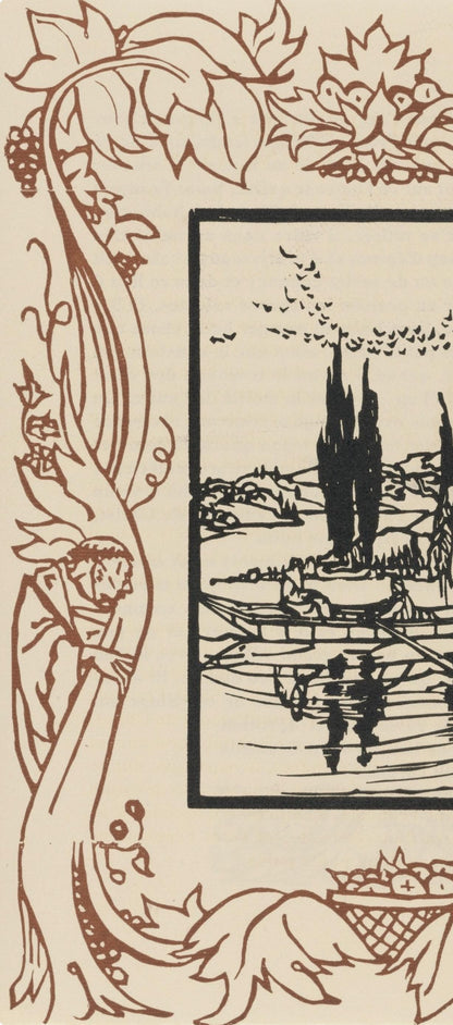 Mile Bernard, Composition (Morane, No. 100), Les Petites Fleurs De St. Franoise, Woodcut