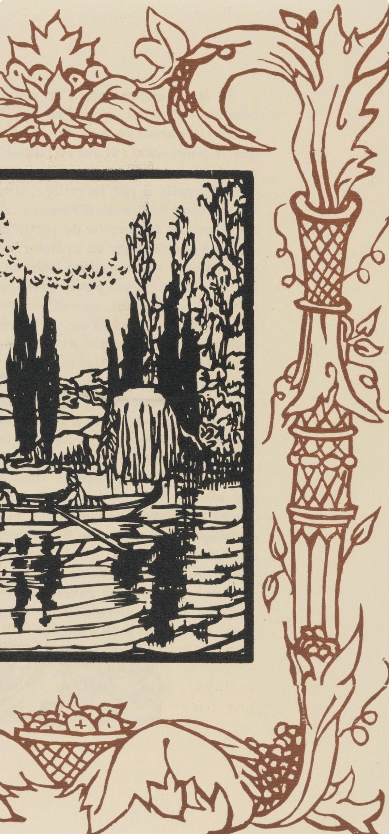Mile Bernard, Composition (Morane, No. 100), Les Petites Fleurs De St. Franoise, Woodcut