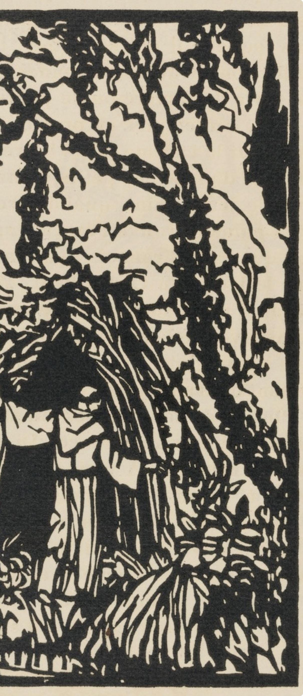 Mile Bernard, Composition (Morane, No. 100), Les Petites Fleurs De St. Franoise, Woodcut
