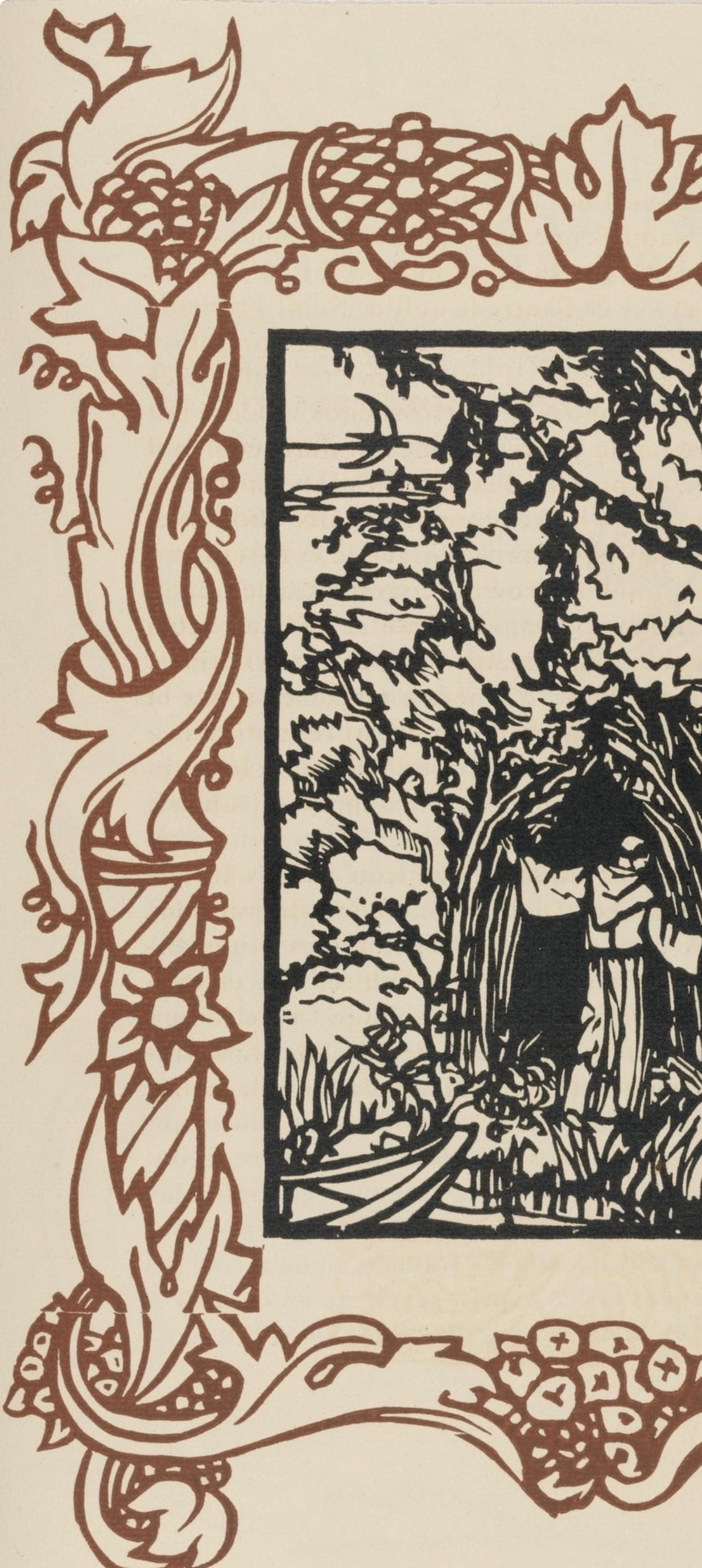 Mile Bernard, Composition (Morane, No. 100), Les Petites Fleurs De St. Franoise, Woodcut