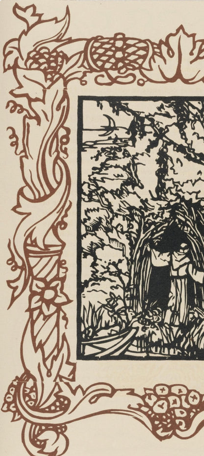 Mile Bernard, Composition (Morane, No. 100), Les Petites Fleurs De St. Franoise, Woodcut
