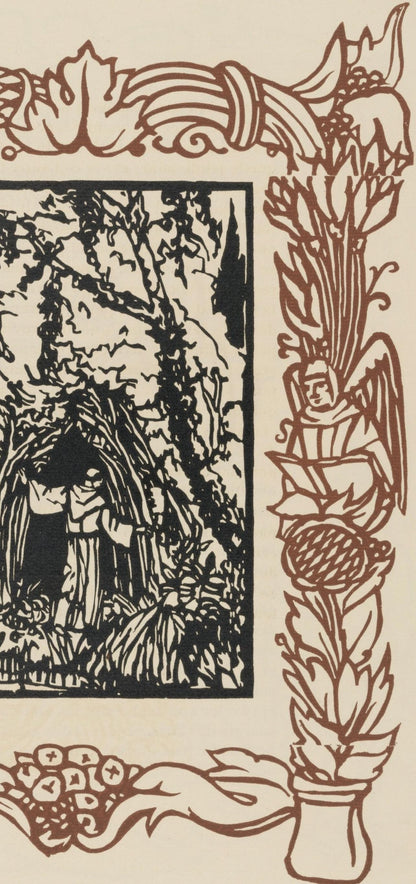 Mile Bernard, Composition (Morane, No. 100), Les Petites Fleurs De St. Franoise, Woodcut