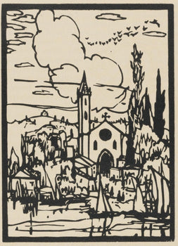 Mile Bernard, Composition (Morane, No. 100), Les Petites Fleurs De St. Franoise, Woodcut