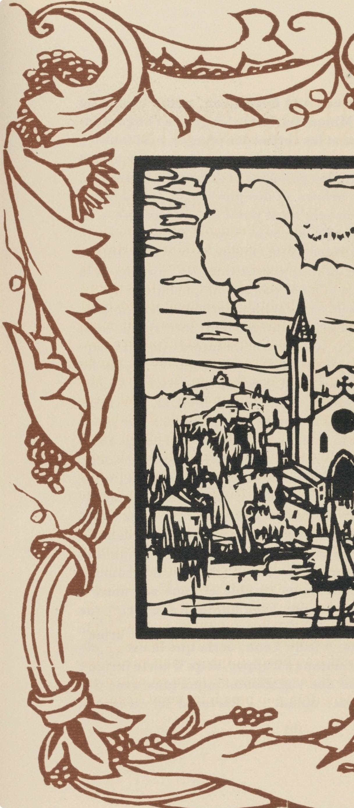 Mile Bernard, Composition (Morane, No. 100), Les Petites Fleurs De St. Franoise, Woodcut