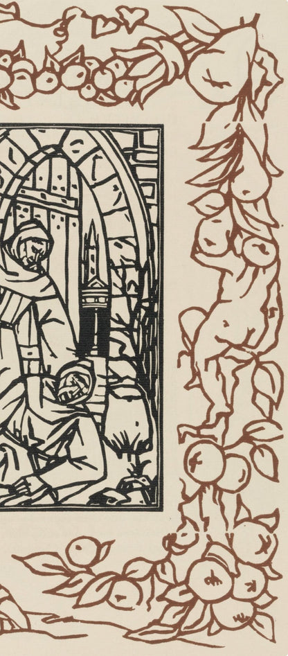 Mile Bernard, Composition (Morane, No. 100), Les Petites Fleurs De St. Franoise, Woodcut