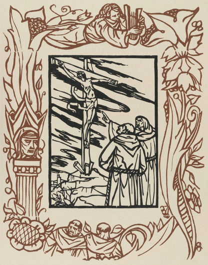 Mile Bernard, Composition (Morane, No. 100), Les Petites Fleurs De St. Franoise, Woodcut