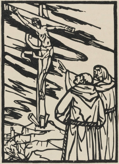 Mile Bernard, Composition (Morane, No. 100), Les Petites Fleurs De St. Franoise, Woodcut