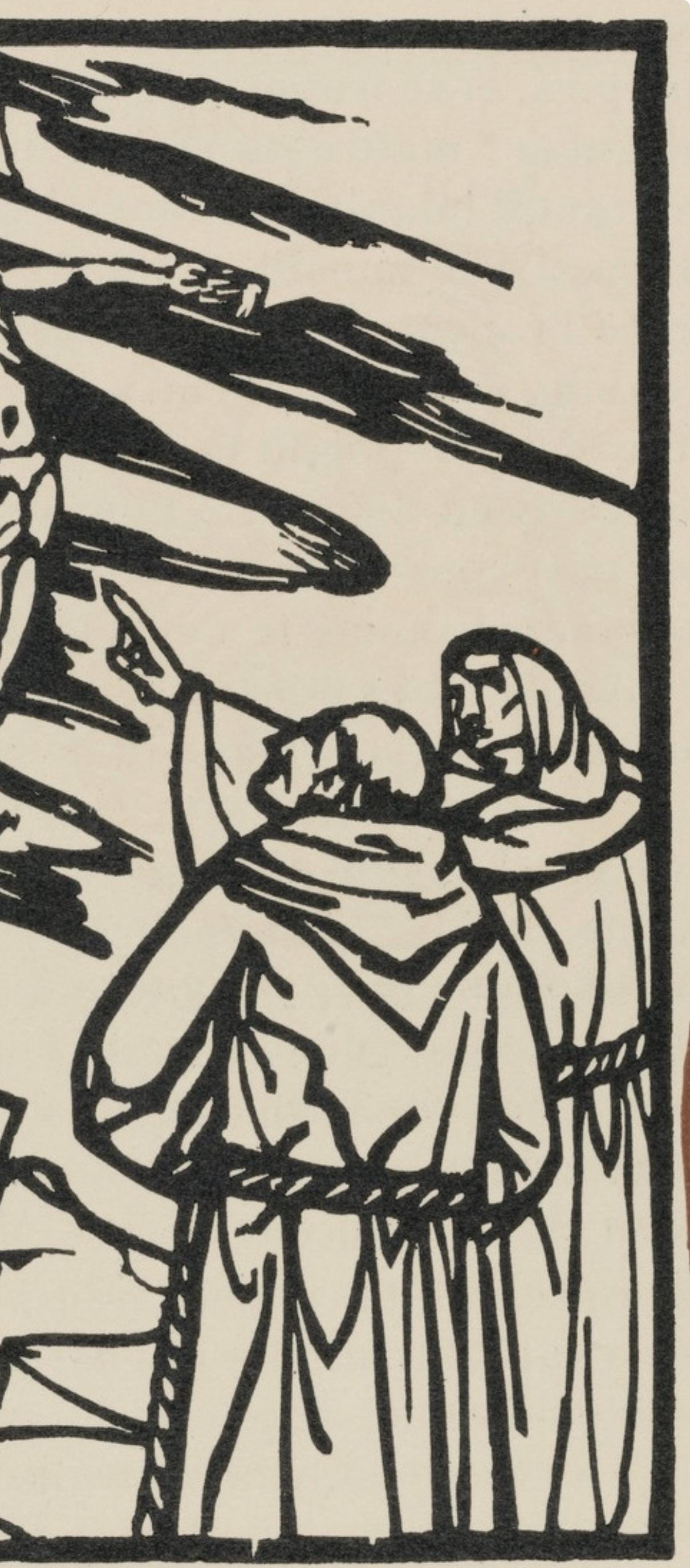 Mile Bernard, Composition (Morane, No. 100), Les Petites Fleurs De St. Franoise, Woodcut